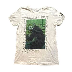 DC Collection by Jim Lee‎ Shirt Adult Medium White Joker Cartoon Movie Mens
